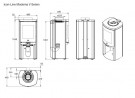 HETA Icon-Line Moderna V - Peisovn m/sideglass thumbnail