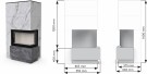 DEFRO HOME IMPULS SM BP CASE 1, Høyre Element hjørne thumbnail