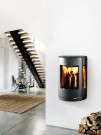 Westfire Uniq 37 vegghengt peisovn m/sideglass thumbnail