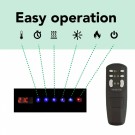 Xaralyn Trivero 90 cinewall elektrisk innebygd peis  thumbnail