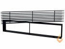 Ventil, Rails 650x100mm, sort thumbnail