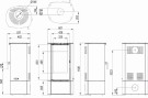 Defro Home Dea - Hvit peisovn thumbnail