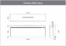 Trimline 150E Solus Panoramic Elektrisk peisinnsats thumbnail