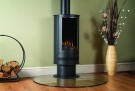 British Fires Ashurst Elektrisk peisovn - Rund thumbnail