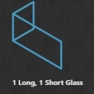 Glass hjørne FS  DF500 thumbnail