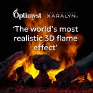 Xaralyn elektrisk innebygd peis- OptiMyst vanndamp  thumbnail