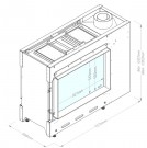 Faber MatriX 800/500 ST HYBRID, tunnel gassinnsats thumbnail