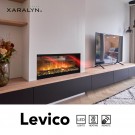 Xaralyn Levico 120cm elektrisk LED innebygd peis thumbnail