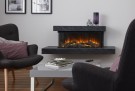British Fires Brockenhurst Elektrisk vegghengt peis thumbnail