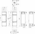 Defro Home Quadroom Long - Hvit peisovn thumbnail