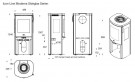 HETA Icon-Line Moderna - Peisovn m/sideglass  thumbnail