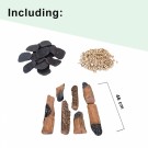 Xaralyn Fogo Amplo cinewall 180cm innebygd peis thumbnail