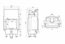 DEFRO HOME INTRA SM G Front innsats  61/55h thumbnail