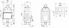 Defro Home Intra SM MINI Front innsats  63/47h thumbnail