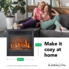 Xaralyn Lucius elektrisk LED innebygd peis thumbnail