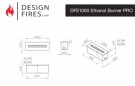 DesignFire Bioethanol innsats, DFE1000 thumbnail