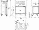 Defro Home Portal ME BL G Hjørneinnsats 49/84/63h thumbnail