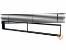 Ventil, Rails 1000x100mm, sort thumbnail
