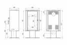 Defro Home Solum Top - Rød peisovn thumbnail