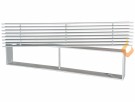 Ventil, Rails 500x100mm, hvit thumbnail