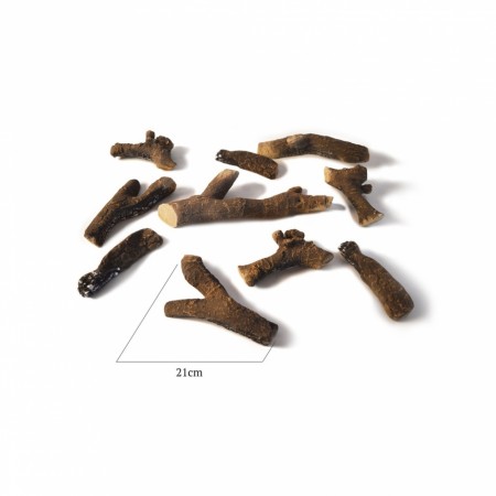 Keramisk wood logs (10stk)
