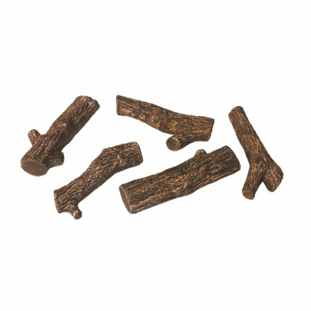 Keramisk wood logs (5stk)