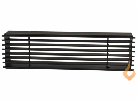 Ventil, Rails 350x100mm  Sort