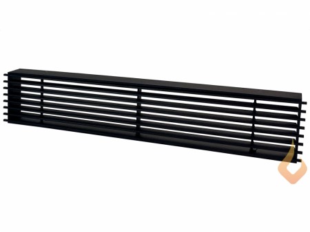 Ventil, Rails 500x100mm Sort