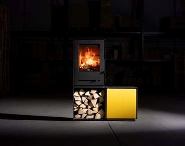 Woody Grid med Box S + Box S m/gul dør