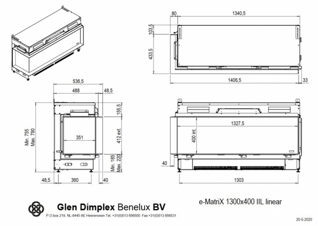 Venstre sideglass